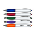 iWriter Pro Stylus & Retractable Ball Point Pen Combo - White Barrels